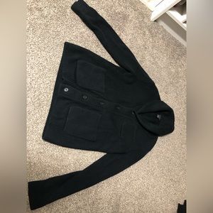 Banana Republic Supima Shawl-Collar Cardigan Sweater (black, medium)